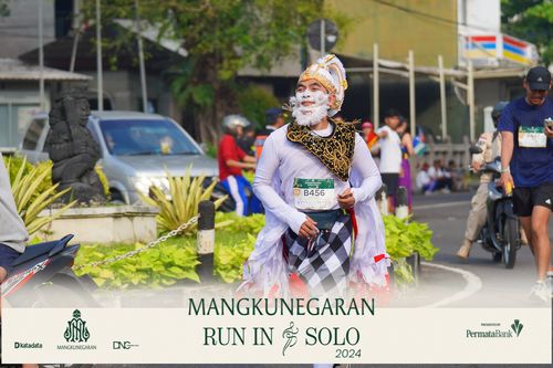 Race photo from Mangkunegaran Run 2024