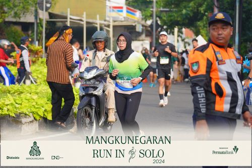 Race photo from Mangkunegaran Run 2024