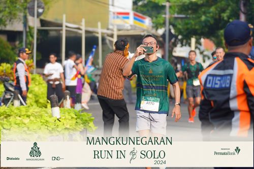 Race photo from Mangkunegaran Run 2024