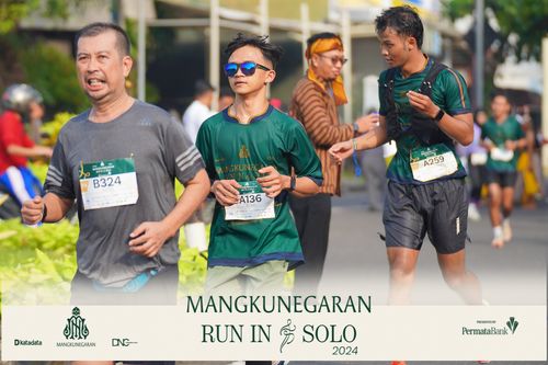 Race photo from Mangkunegaran Run 2024