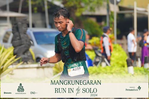 Race photo from Mangkunegaran Run 2024