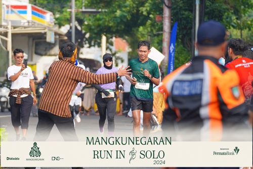 Race photo from Mangkunegaran Run 2024