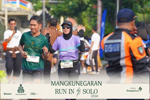 Race photo from Mangkunegaran Run 2024