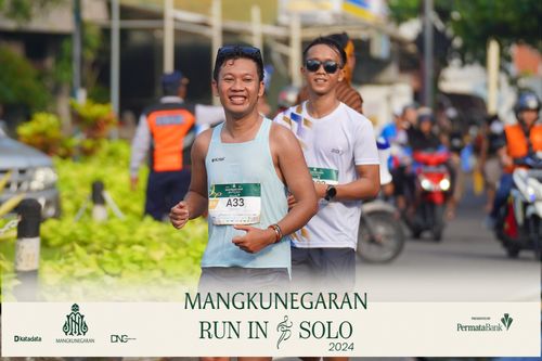 Race photo from Mangkunegaran Run 2024
