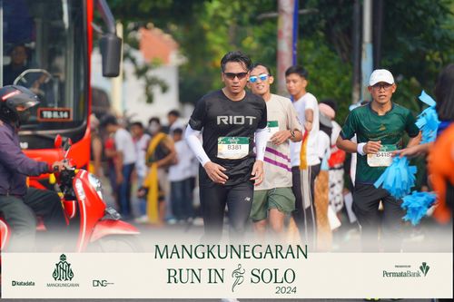 Race photo from Mangkunegaran Run 2024