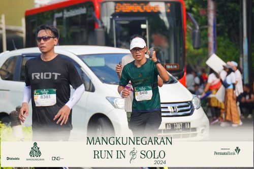 Race photo from Mangkunegaran Run 2024