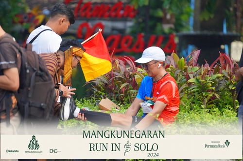 Race photo from Mangkunegaran Run 2024