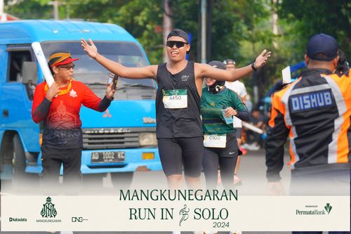 Race photo from Mangkunegaran Run 2024