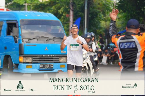 Race photo from Mangkunegaran Run 2024