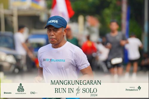 Race photo from Mangkunegaran Run 2024
