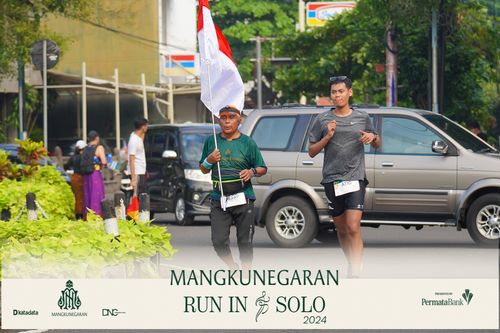 Race photo from Mangkunegaran Run 2024