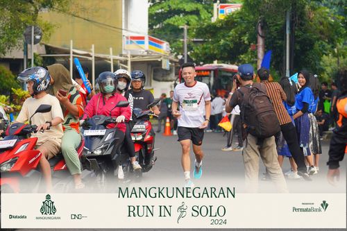 Race photo from Mangkunegaran Run 2024
