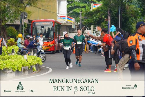 Race photo from Mangkunegaran Run 2024