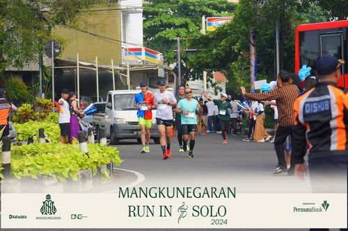 Race photo from Mangkunegaran Run 2024