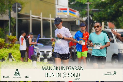 Race photo from Mangkunegaran Run 2024