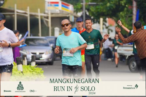 Race photo from Mangkunegaran Run 2024