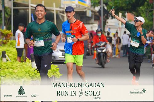 Race photo from Mangkunegaran Run 2024