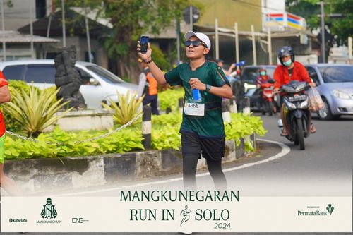 Race photo from Mangkunegaran Run 2024