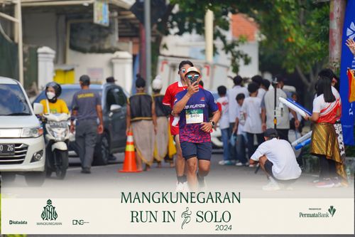 Race photo from Mangkunegaran Run 2024