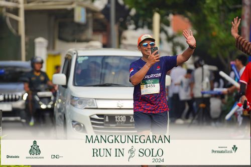 Race photo from Mangkunegaran Run 2024