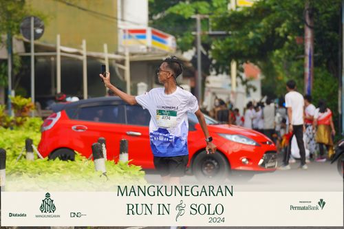 Race photo from Mangkunegaran Run 2024