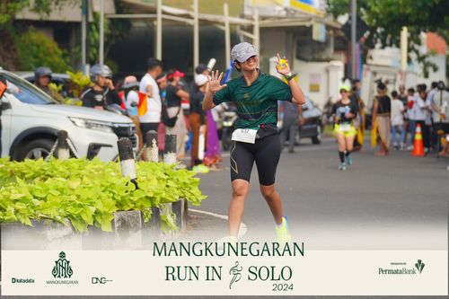 Race photo from Mangkunegaran Run 2024