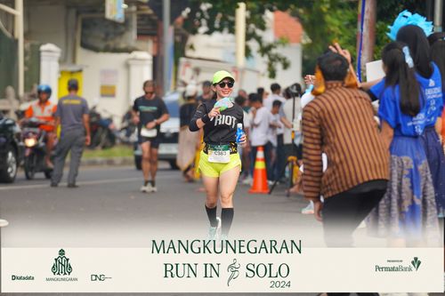 Race photo from Mangkunegaran Run 2024