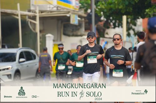 Race photo from Mangkunegaran Run 2024