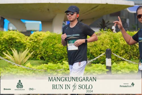 Race photo from Mangkunegaran Run 2024