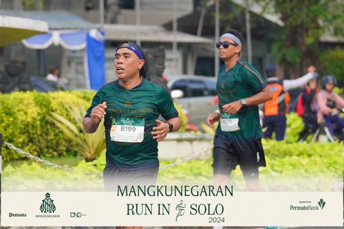 Race photo from Mangkunegaran Run 2024
