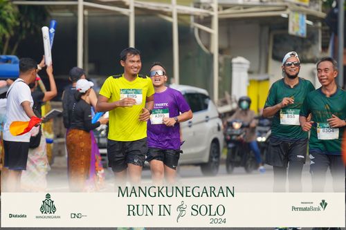 Race photo from Mangkunegaran Run 2024