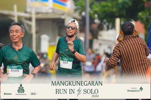 Race photo from Mangkunegaran Run 2024