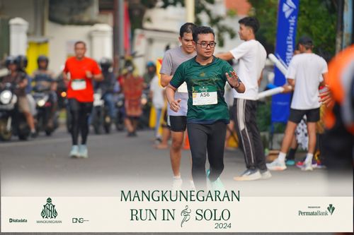 Race photo from Mangkunegaran Run 2024