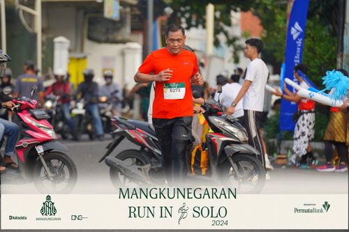 Race photo from Mangkunegaran Run 2024