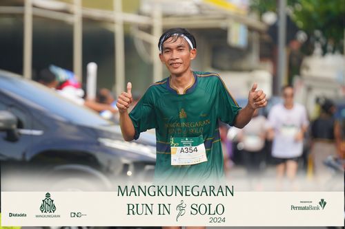 Race photo from Mangkunegaran Run 2024