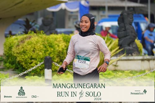 Race photo from Mangkunegaran Run 2024