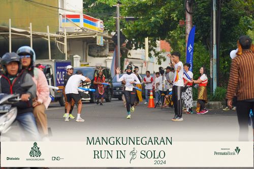Race photo from Mangkunegaran Run 2024