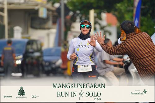 Race photo from Mangkunegaran Run 2024