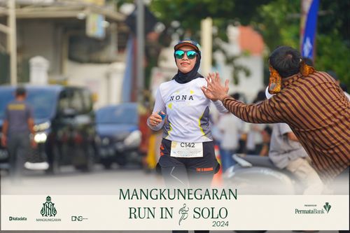 Race photo from Mangkunegaran Run 2024
