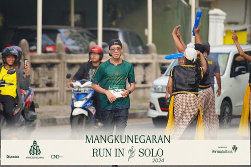 Race photo from Mangkunegaran Run 2024