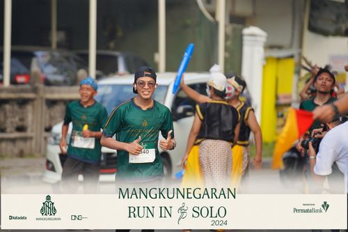 Race photo from Mangkunegaran Run 2024
