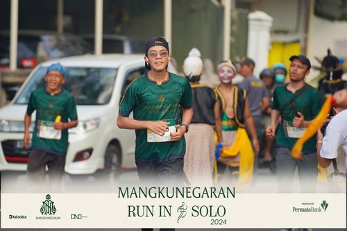 Race photo from Mangkunegaran Run 2024