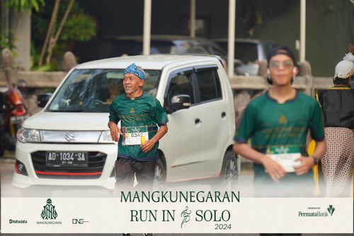 Race photo from Mangkunegaran Run 2024