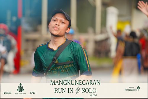 Race photo from Mangkunegaran Run 2024