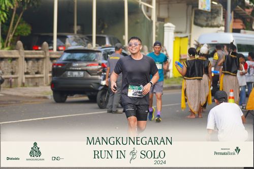 Race photo from Mangkunegaran Run 2024