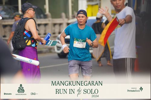 Race photo from Mangkunegaran Run 2024