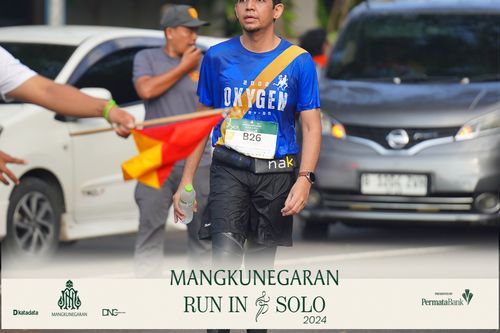 Race photo from Mangkunegaran Run 2024