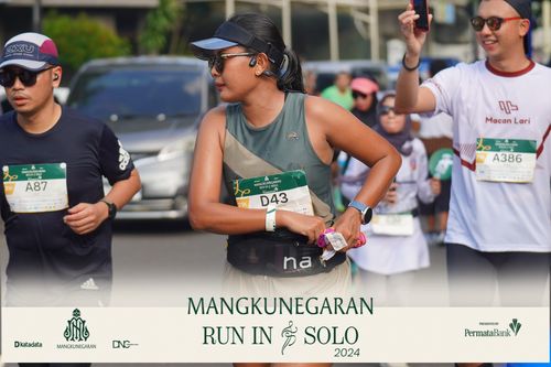 Race photo from Mangkunegaran Run 2024