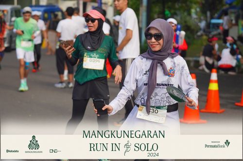Race photo from Mangkunegaran Run 2024