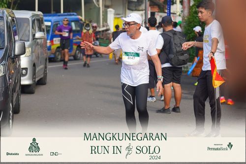 Race photo from Mangkunegaran Run 2024